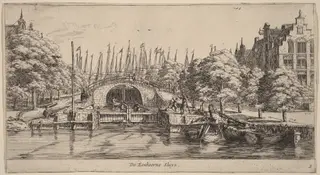 Eenhoorns Sluis (De Eenhoorns Sluys), by Nooms, called Zeeman, Reinier, 1645