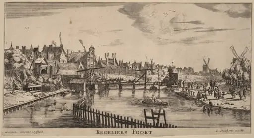 Reguliers Gate (Regeliers Poort), by Nooms, called Zeeman, Reinier