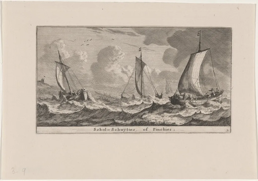 "Scholshuiten" or "Pinken", by Nooms, called Zeeman, Reinier, ink, 1653