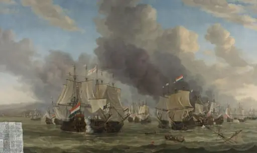 Slag bij Livorno, by Nooms, called Zeeman, Reinier