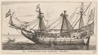 The "Salemander," an East-Indian Merchantman, by Nooms, called Zeeman, Reinier, 1653