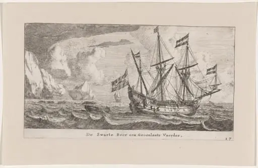 The "Zwarte Beer" (Black Bear), a Dutch Greenlander, by Nooms, called Zeeman, Reinier