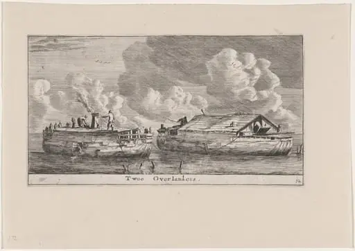 Two "Overlanders" or Houseboats, by Nooms, called Zeeman, Reinier