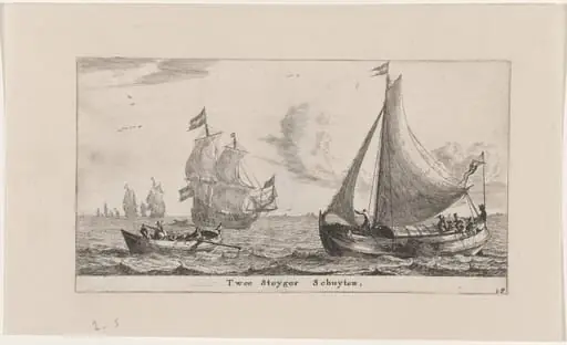 Two "Steiger Schuiten", by Nooms, called Zeeman, Reinier