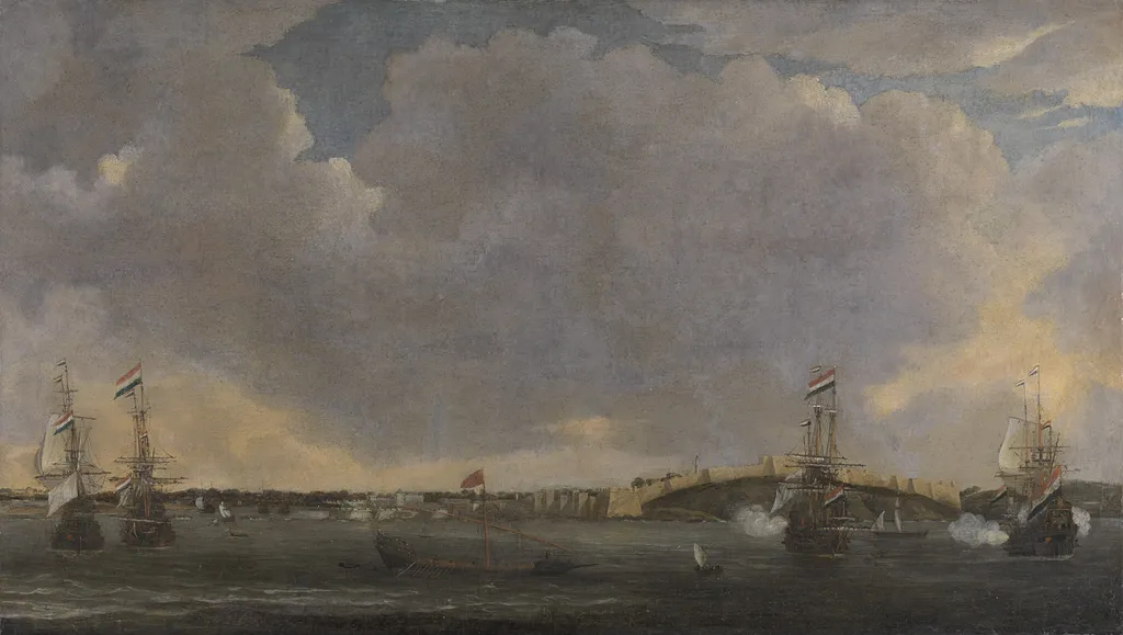 View of Tripoli, by Nooms, called Zeeman, Reinier, oil, 1662