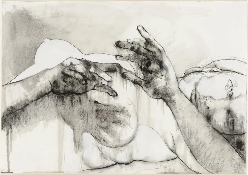 Untitled, by Nora Speyer, charcoal, 1996