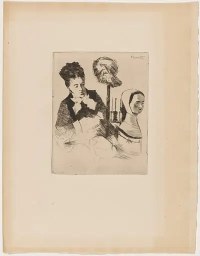 La modiste, by Norbert Goeneutte