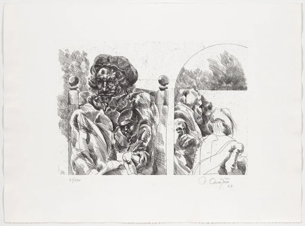 Untitled, by Norberto Onofrio, ink, 1977