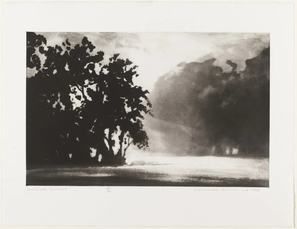 Untitled, by Norman Ackroyd, ink, 1980