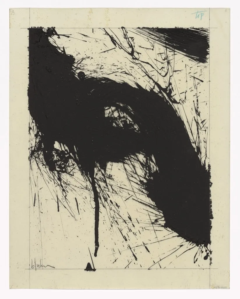 Untitled, by Norman Bluhm, paint, 1967