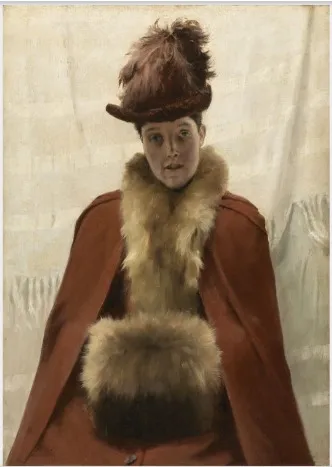 Portrait of the Artist's Wife (Dochie Jones), by Norman Garstin, oil, 1895