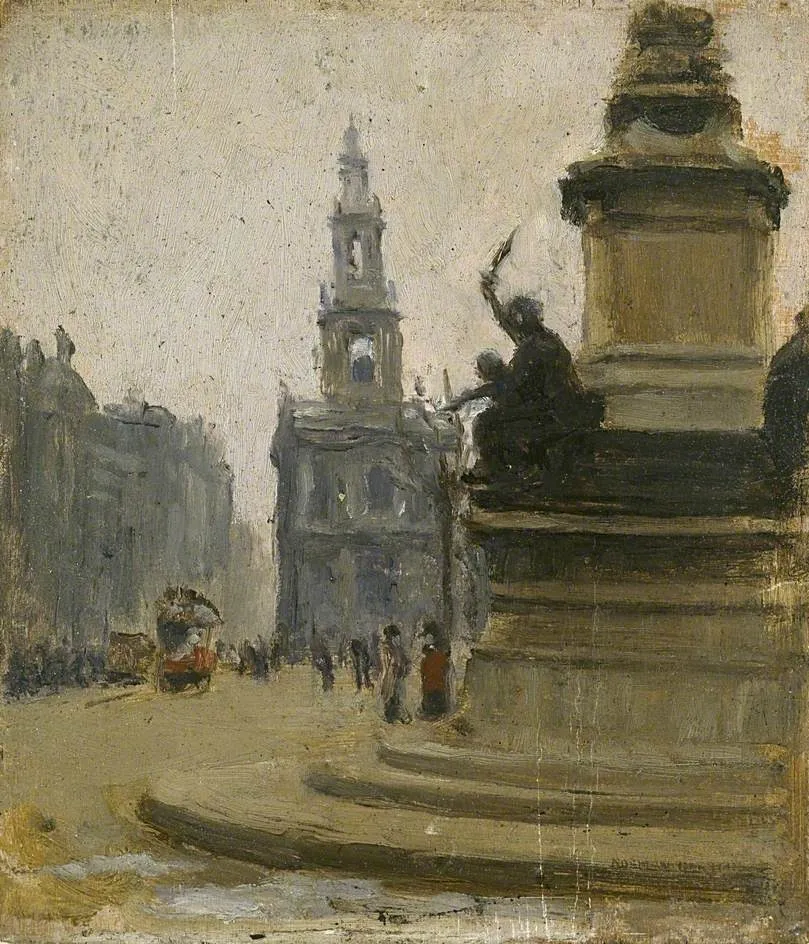 St Mary-le-Strand, by Norman Garstin, unspecified, 1919
