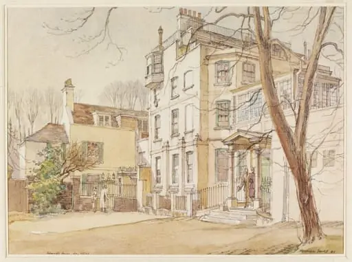 Admiral's House, Hampstead, by Norman Thomas Janes