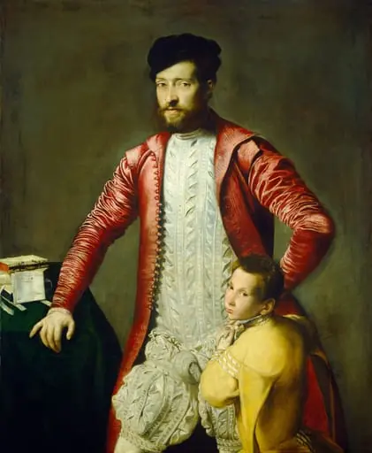 Alessandro Alberti with a Page, by North Italian 16th Century
