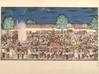 Northern Indian marriage procession