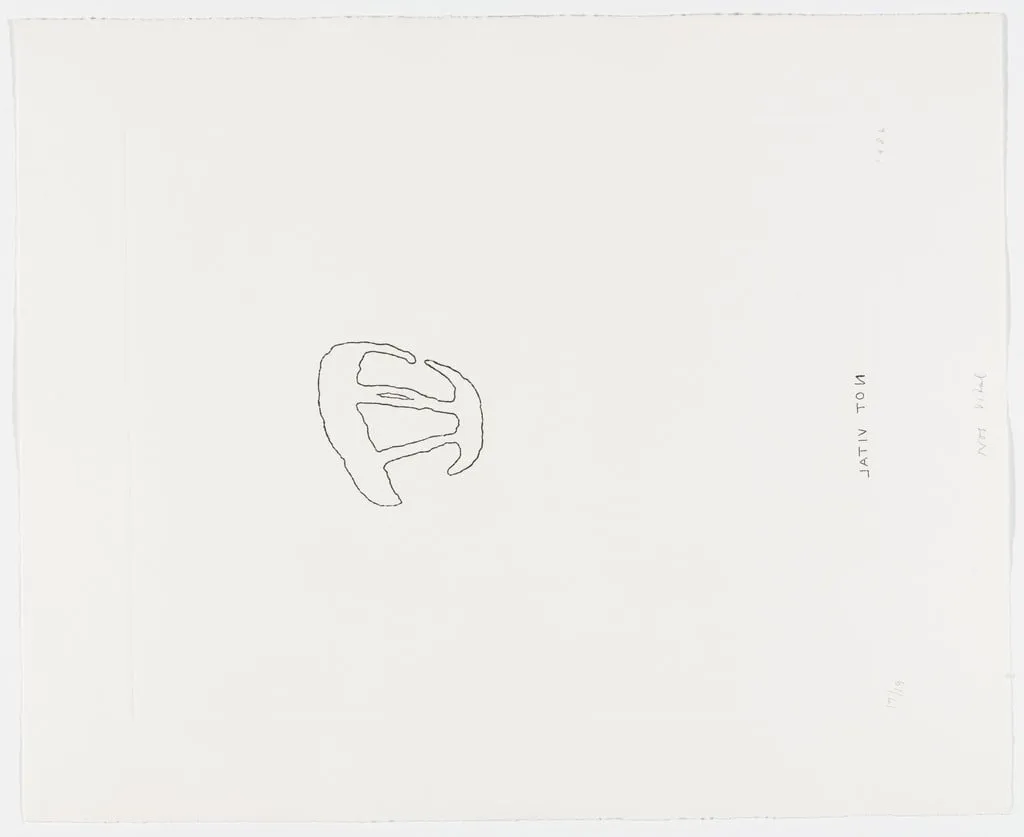 Untitled, by Not Vital, ink, 1986