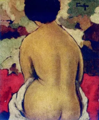 Nud - spate