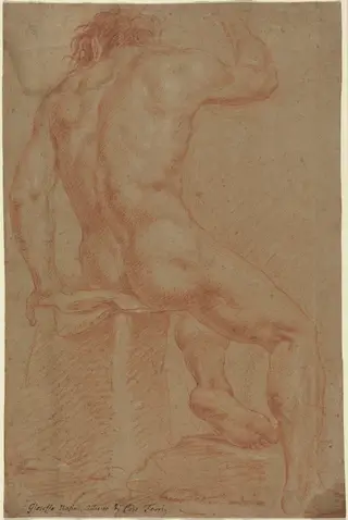 Nude Male Figure [recto]