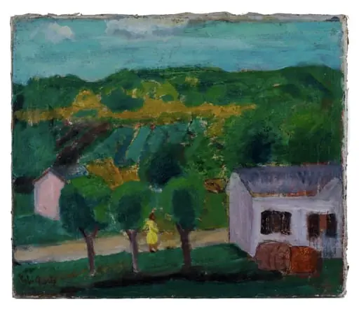 Peisaj din Bucium (lângă Trei Sarmale), by Nutzi Acontz
