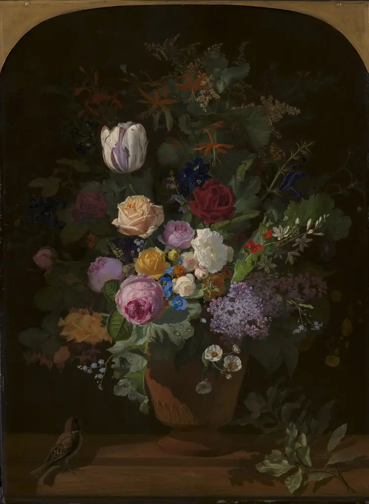Flowers in a Vase, by O.D. Ottesen