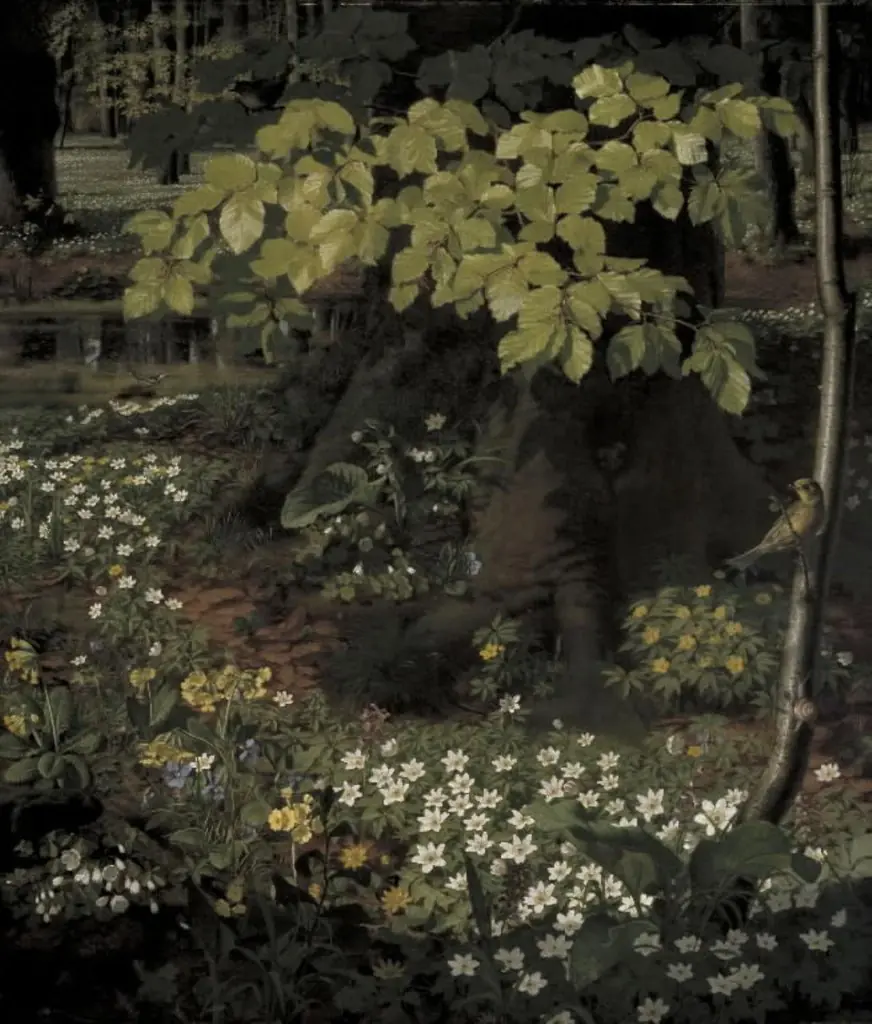 Forår i Charlottenlund Skov, by O.D. Ottesen