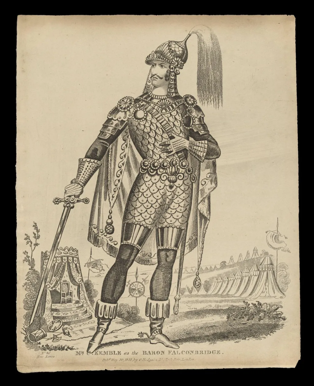 H Beard Print Collection, by O. Hodgson, 30