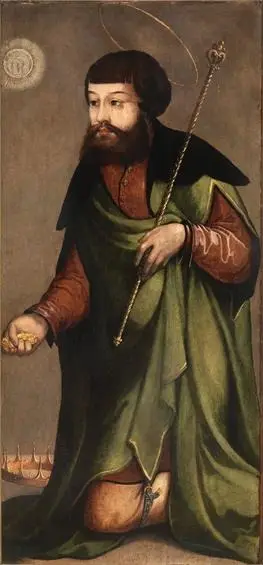 O Infante D. Duarte como Santo Eduardo de Inglaterra
