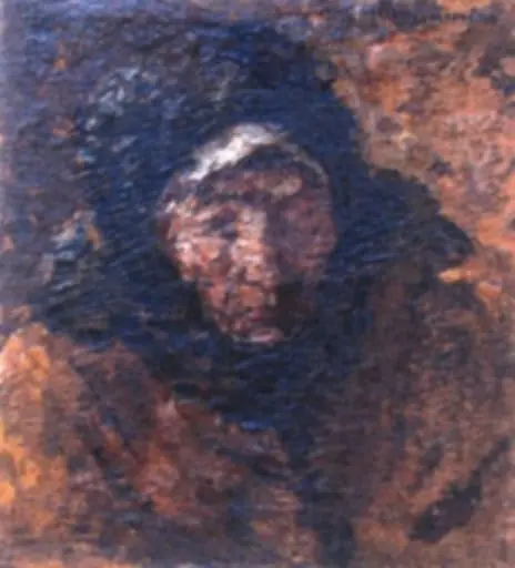 Cap de bătrână, by Octav Băncilă