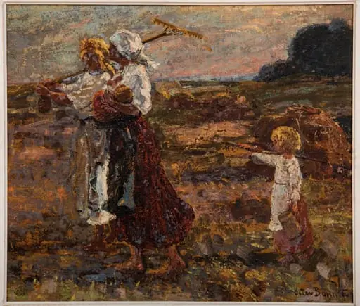 Femei pe câmp, by Octav Băncilă