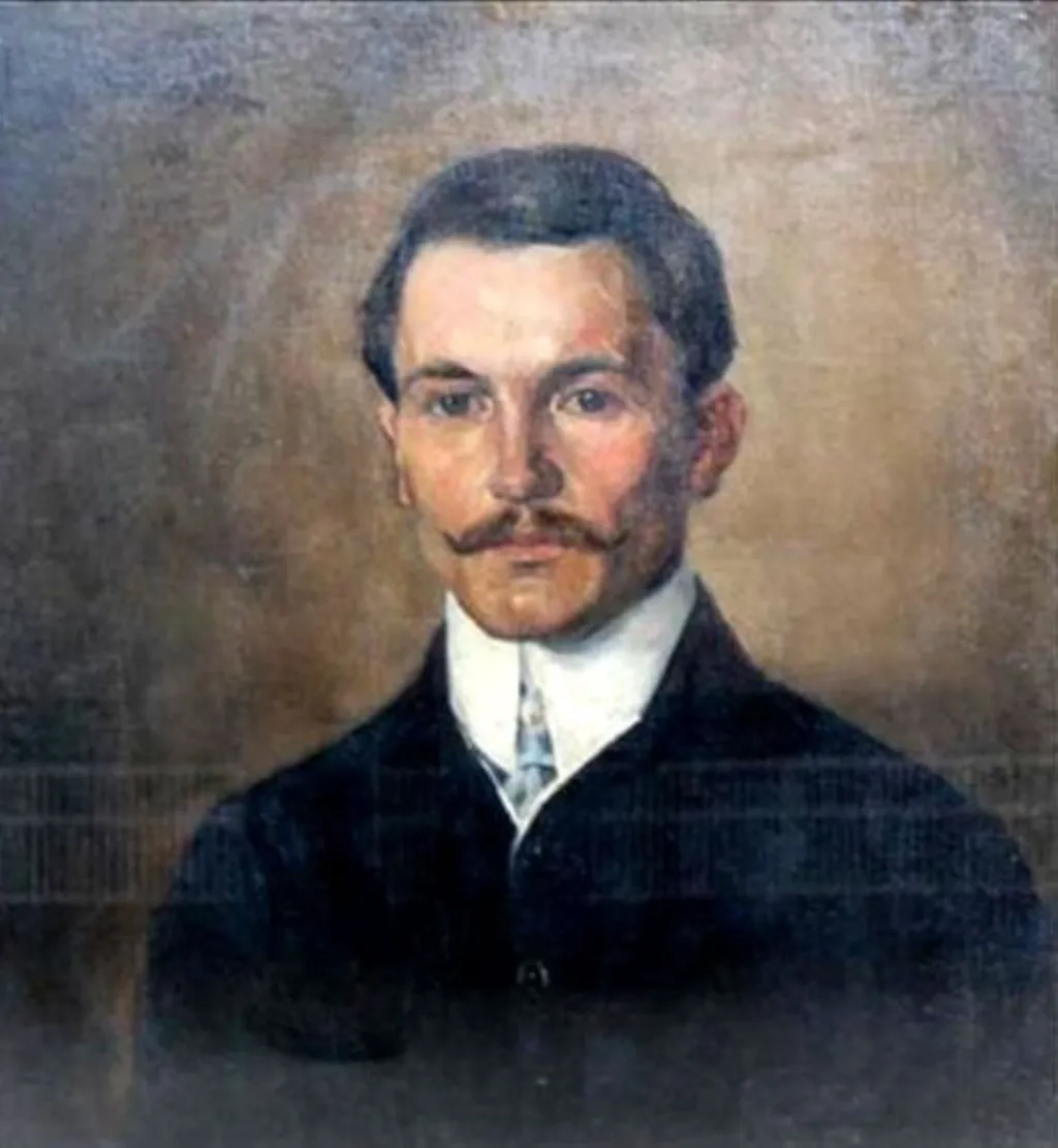 Portret de bărbat, by Octav Băncilă, unspecified, 1913