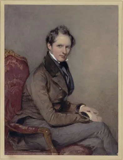 Portrait of Frederick Cruickshank, miniature painter