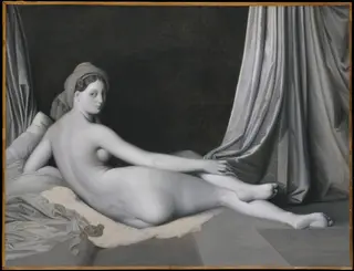 Odalisque in Grisaille