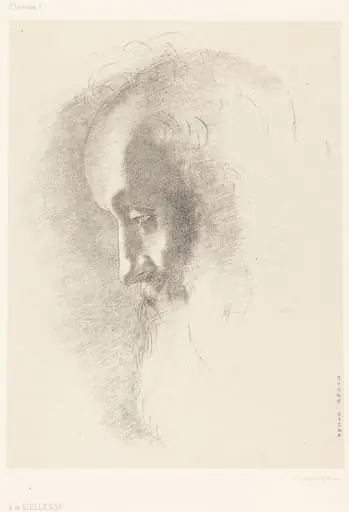 A La Vieillesse (To Old Age), by Odilon Redon