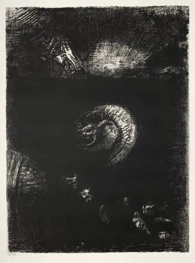 And All Manner of Frightful Creatures Arise, by Odilon Redon