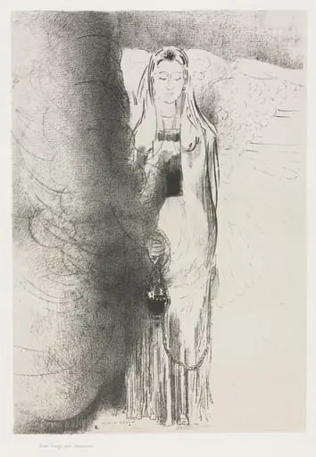 And the Angel Took the Censer, by Odilon Redon
