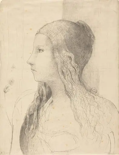 Brunnhilde, by Odilon Redon