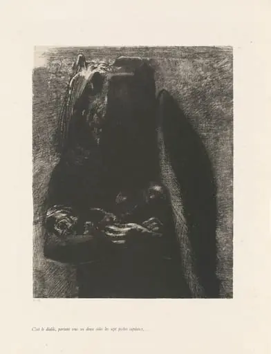 C'est le Diable, by Odilon Redon