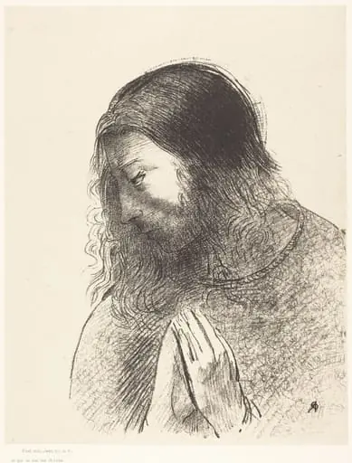 C'est moi, Jean, qui ai vu et qui ai oie ces choses (And I John saw these things and heard them, by Odilon Redon