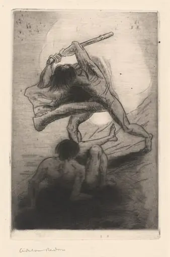 Cain and Abel, by Odilon Redon
