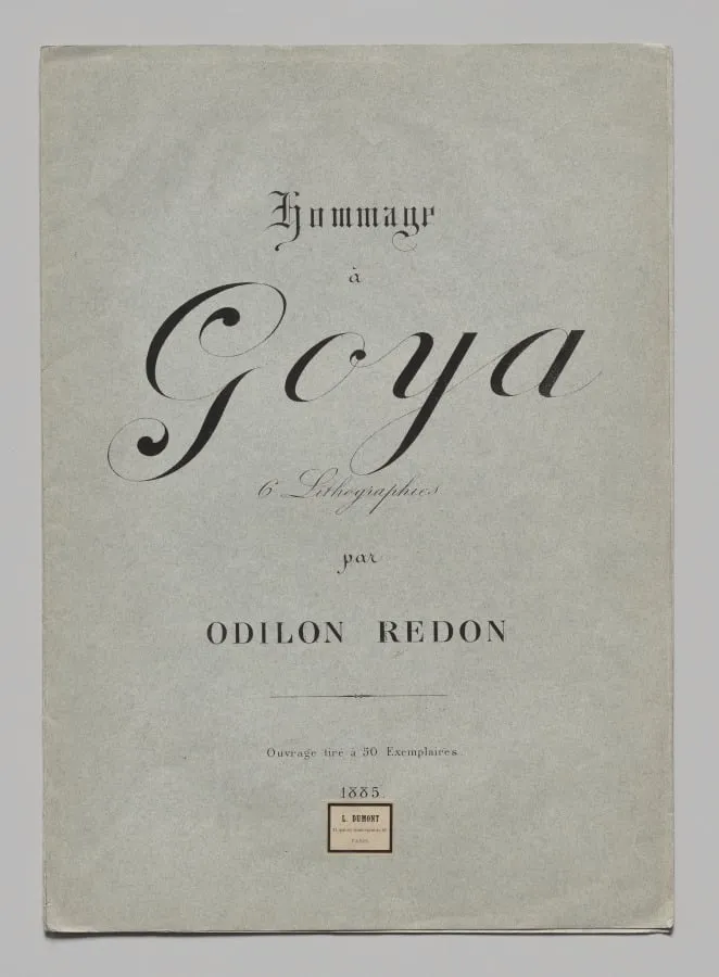 Cover, by Odilon Redon, 1885