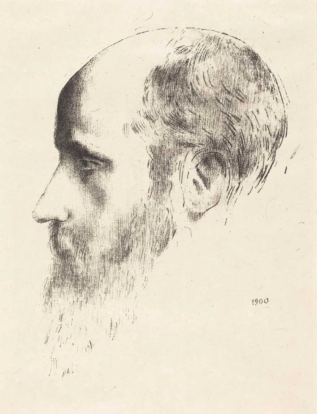Edouard Vuillard, by Odilon Redon, ink, 1900