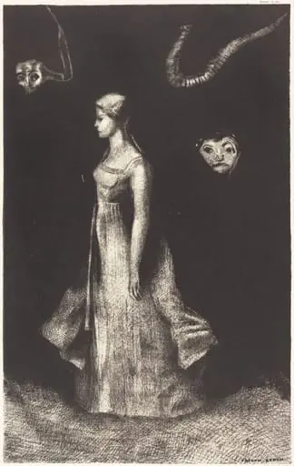 Hantise (Obsession), by Odilon Redon