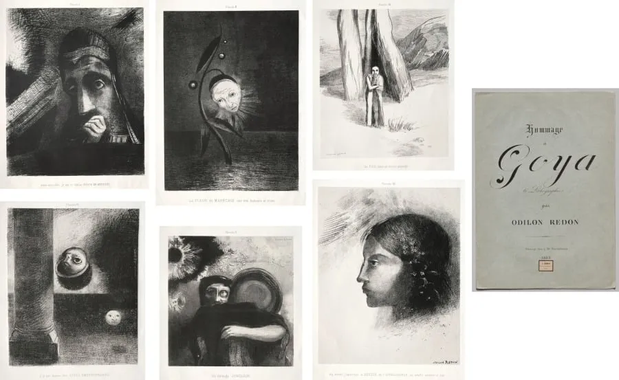 Homage to Goya, by Odilon Redon, 1885