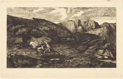 La Peur (Fear), by Odilon Redon