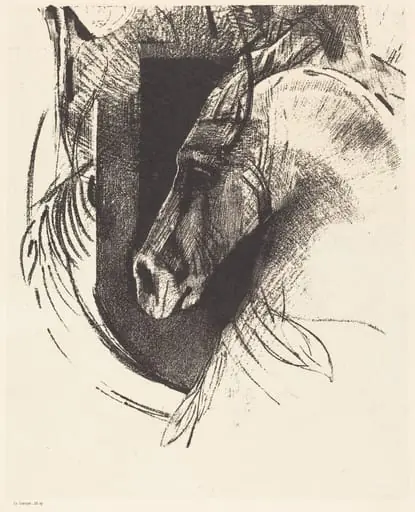 Le Coursier (The Race Horse), by Odilon Redon