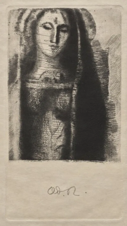 Princess Maleine (The Little Madonna), by Odilon Redon, 1892