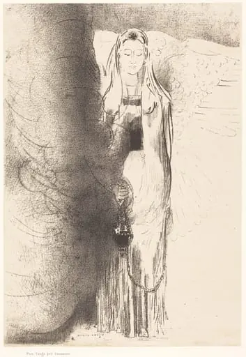 Puis l'ange prit l'encensoir (And the angel took the censer), by Odilon Redon