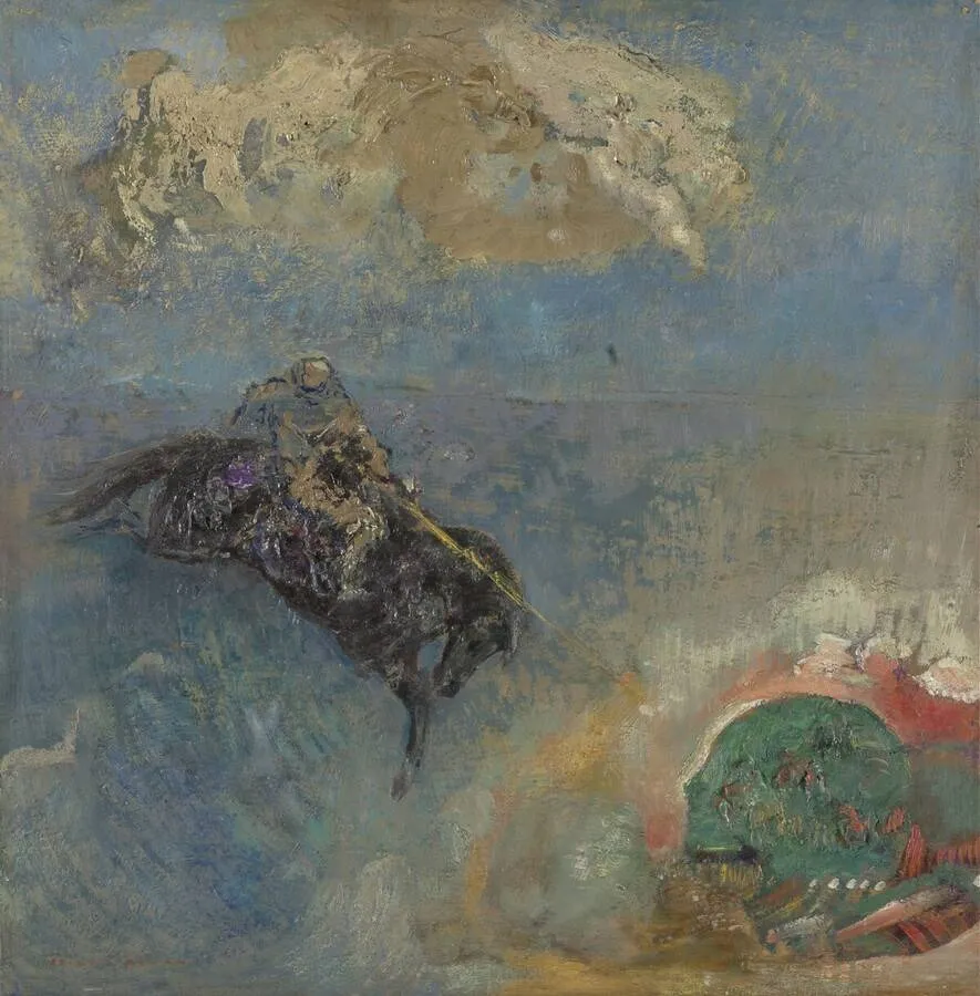 Roger et Angélique, by Odilon Redon, unspecified, 1888