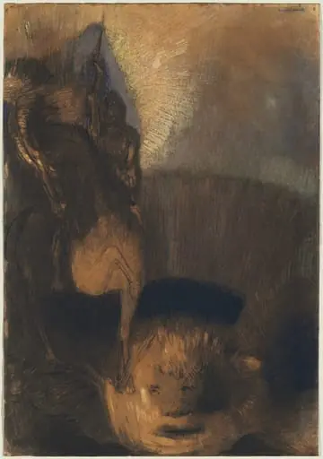 Saint George and the Dragon, by Odilon Redon