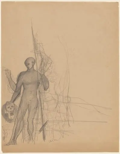 The Headhunter and His Family, by Odilon Redon